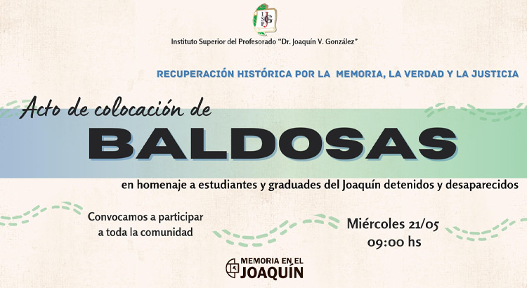 Acto baldosas