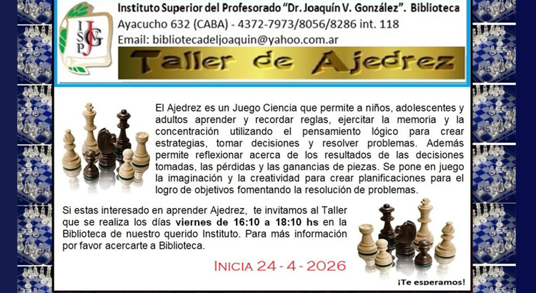 Taller ajedrez